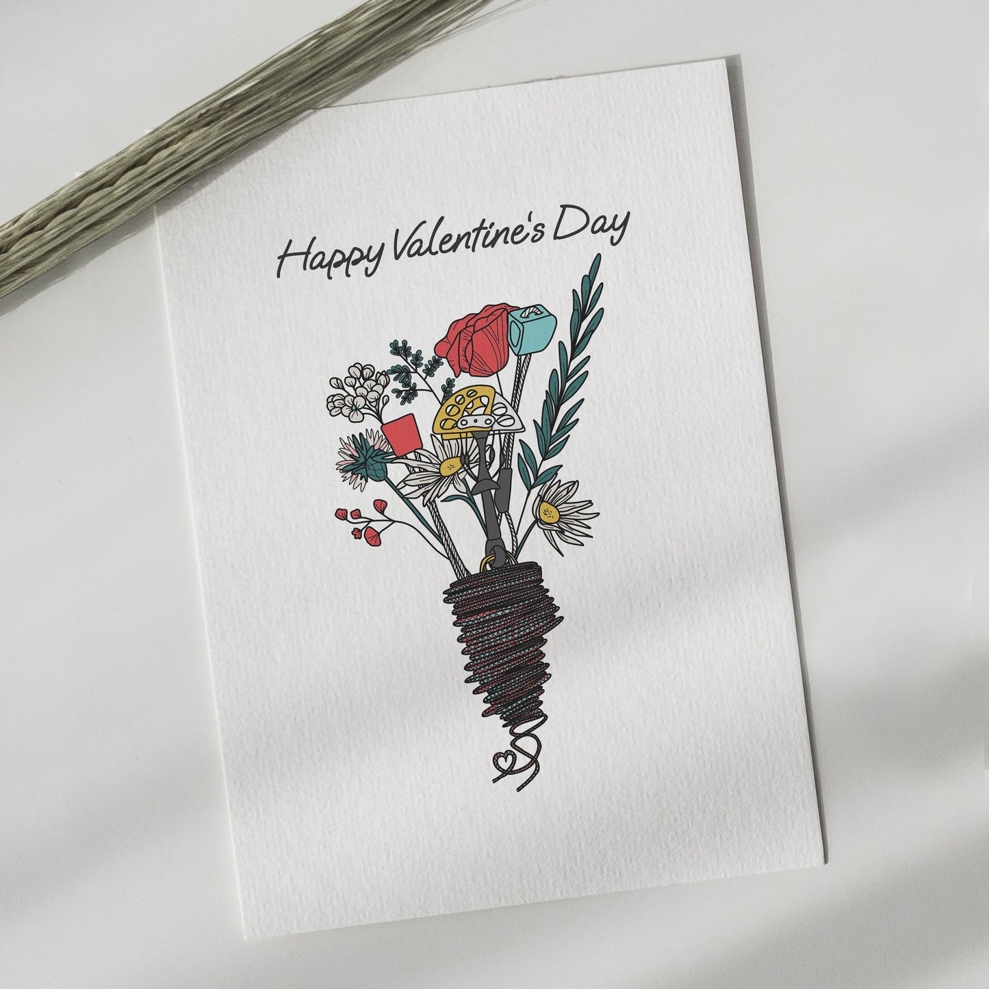 Happy Valentine's Day Card - For Climbers