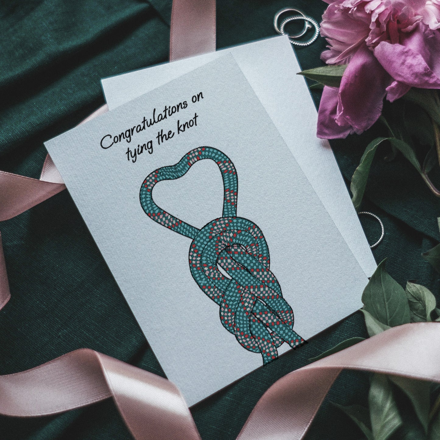 Card for Climbers - Wedding - Tying the knot