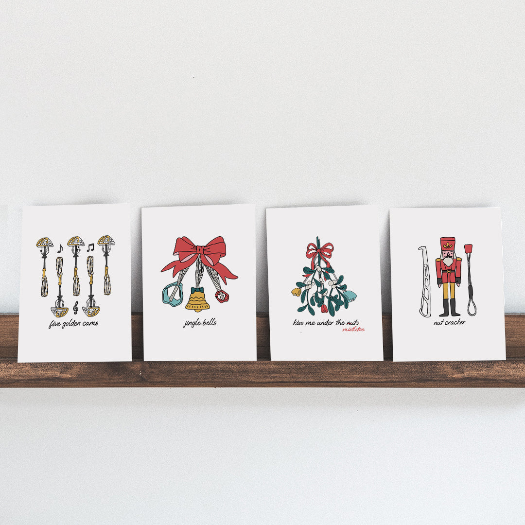 Climbing Christmas Cards - Gift for Climbers - Nadia Keating