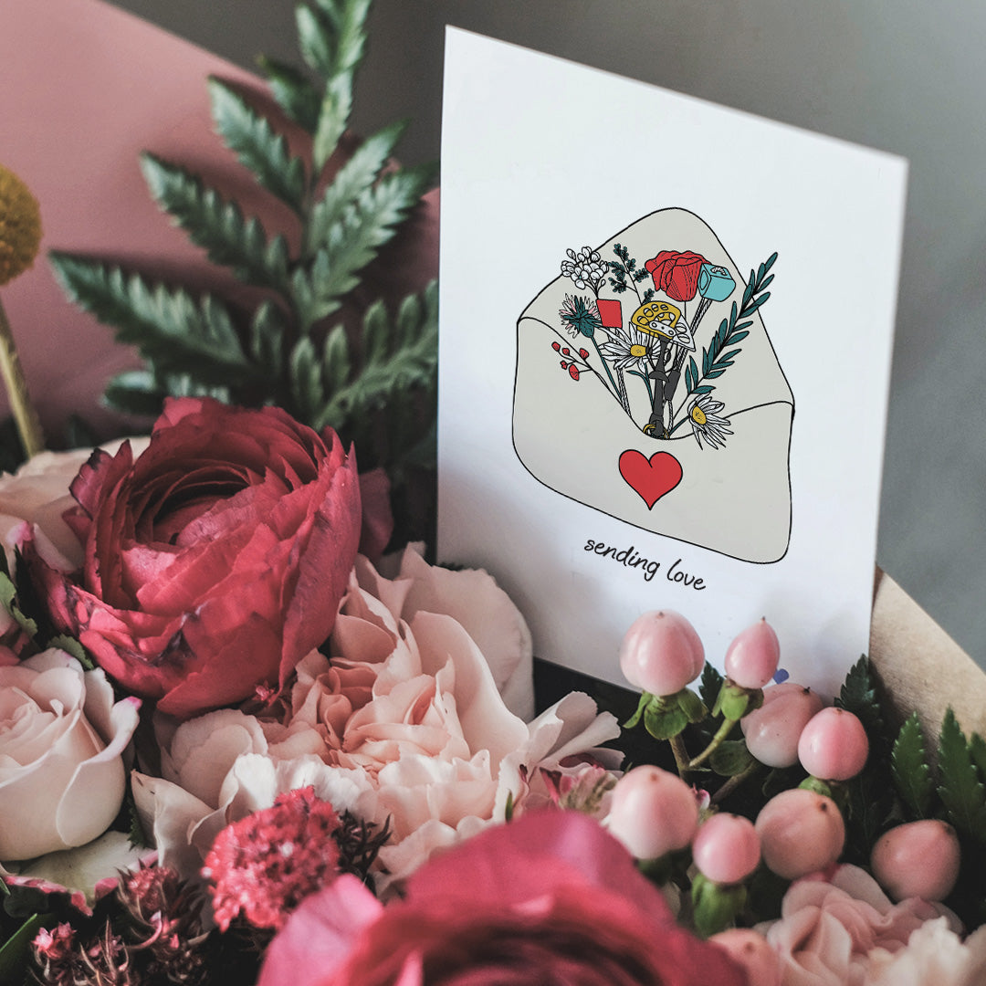 Card for Climbers - Sending love