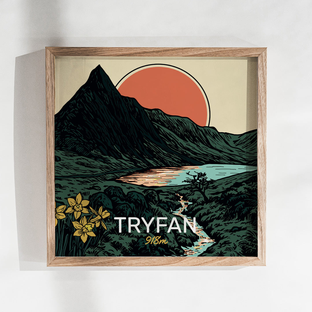 Tryfan - Mountain - Art Print