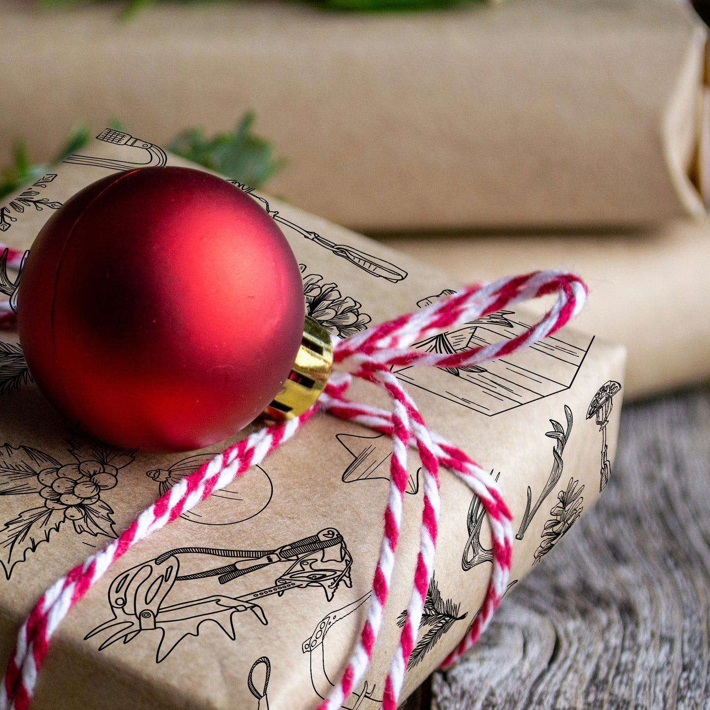 Eco-friendly Christmas Wrapping Paper for Climbers & Hikers