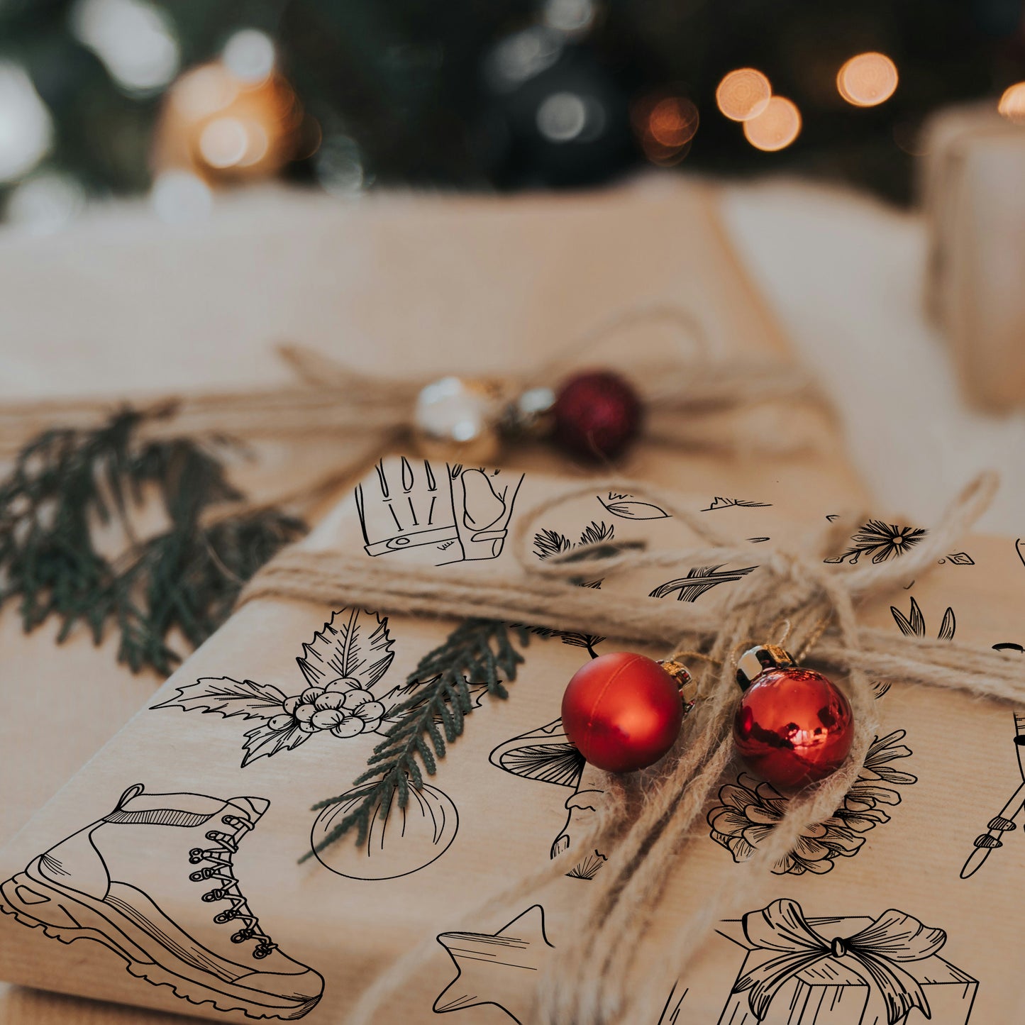 Eco-friendly Christmas Wrapping Paper for Climbers & Hikers
